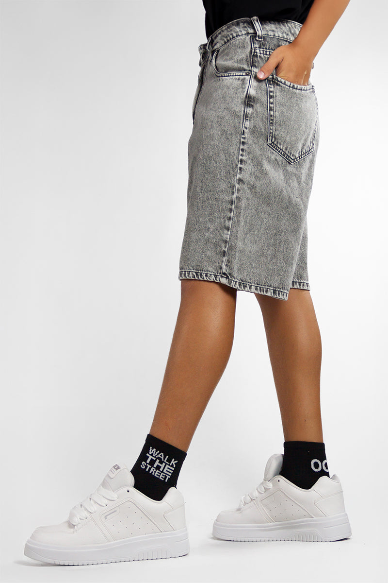 Bermuda Ocn HombrecJe Oversize Grey