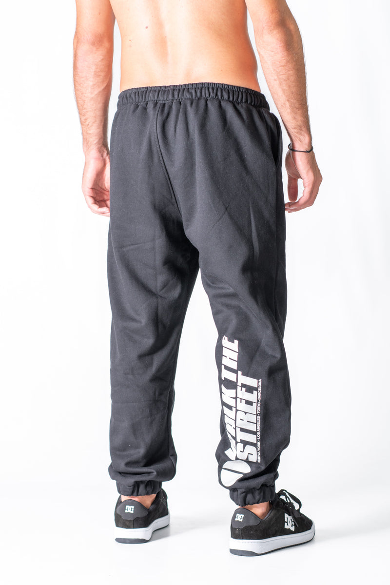 Jogging Ocn Hombre Bars Negro (Q5)