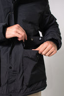 Campera Ocn H Covert Imp Negro