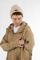 Campera Ocn H Pillow Importada Impermeable Beige