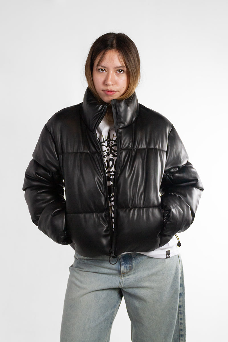 Campera Ocn M Glow Pu Negro