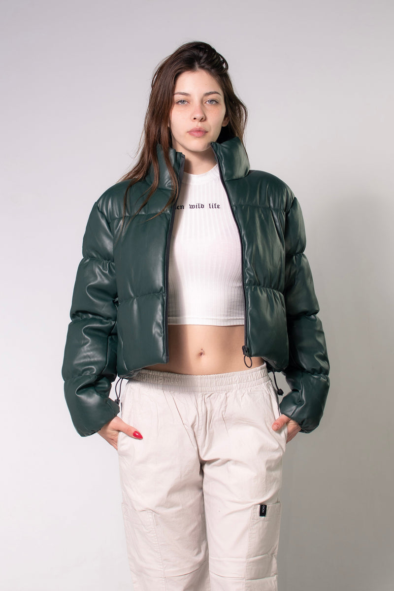 Campera Ocn M Glow Pu Militar