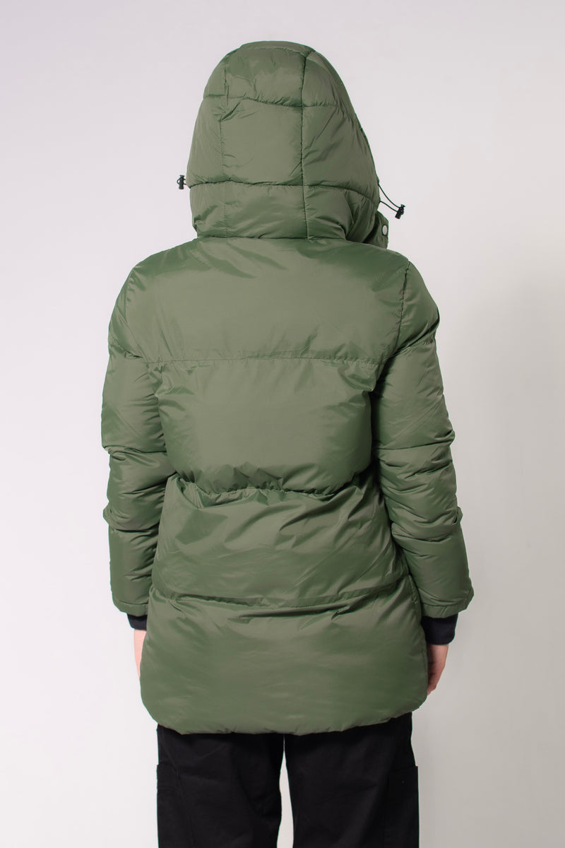 Campera Ocn Mujer Coat Imp verde