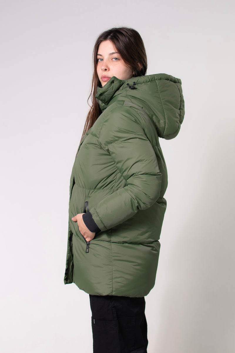 Campera Ocn Mujer Coat Imp verde