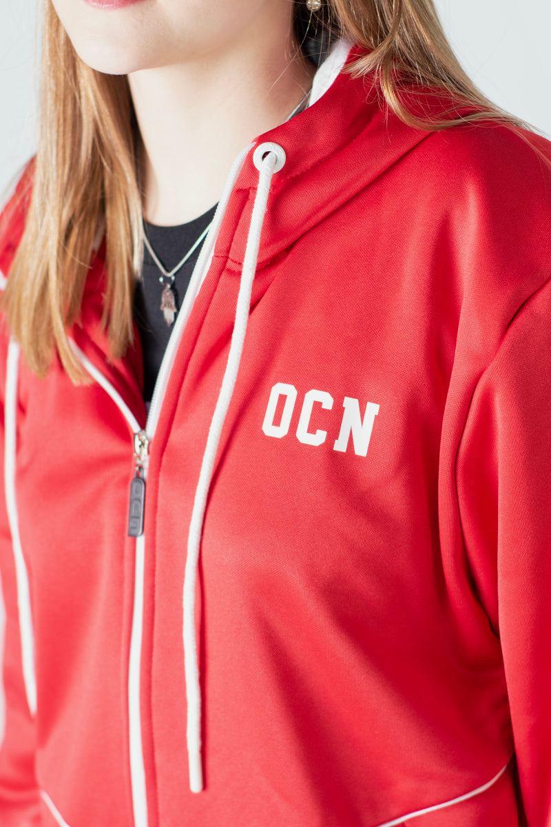 Campera Ocn H Lake Rojo Unixes