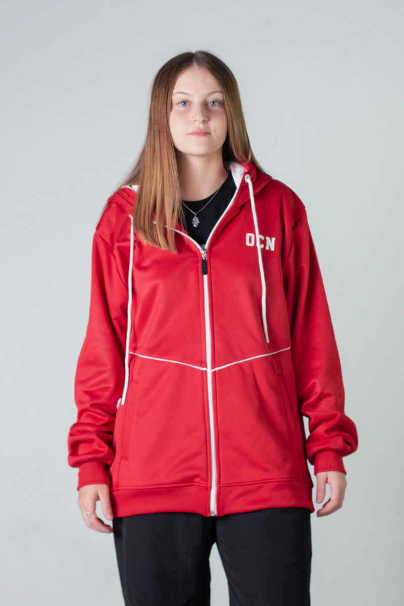 Campera Ocn H Lake Rojo Unixes