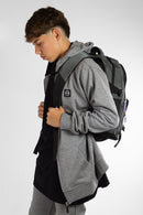 Campera Ocn H College Melange Medio Gris