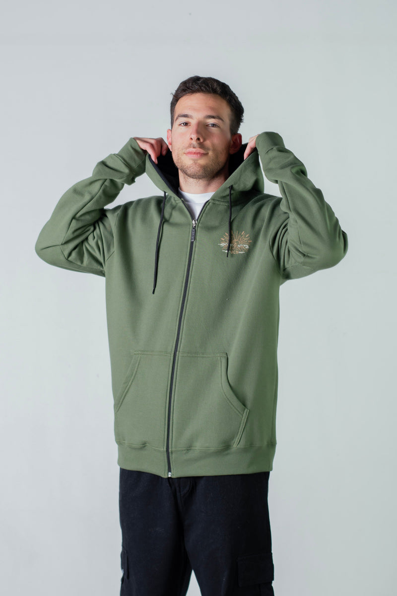 Campera Ocn Hombre Original Verde Militar