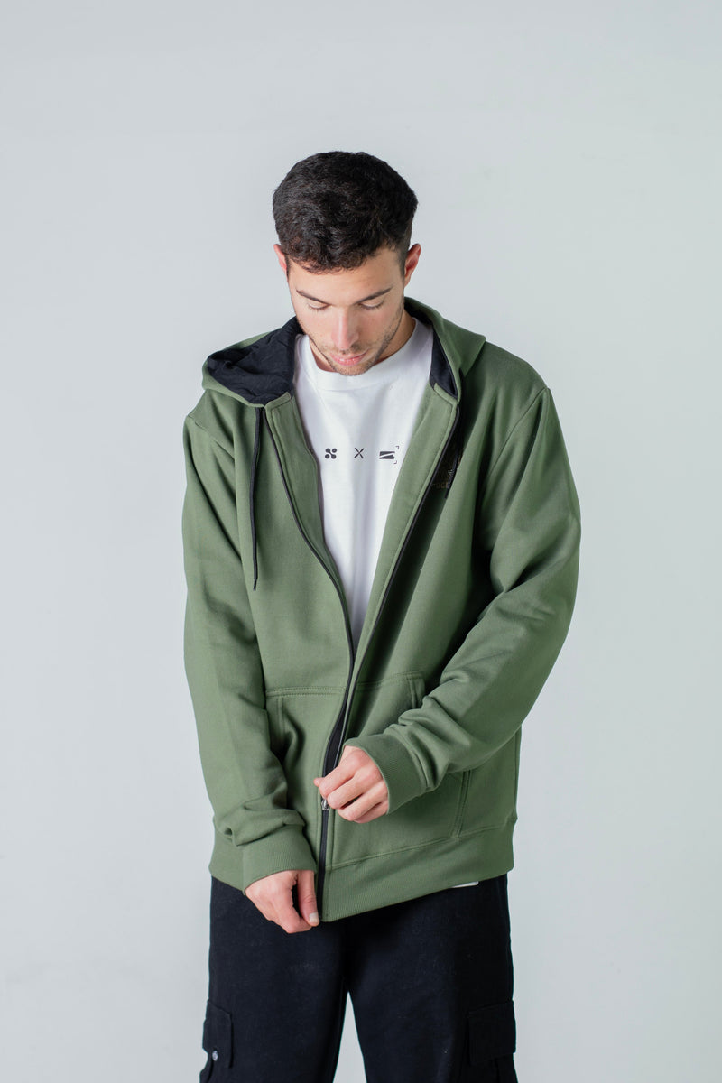 Campera Ocn Hombre Original Verde Militar