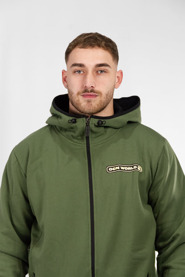 Campera Ocn H Zipper Militar J1