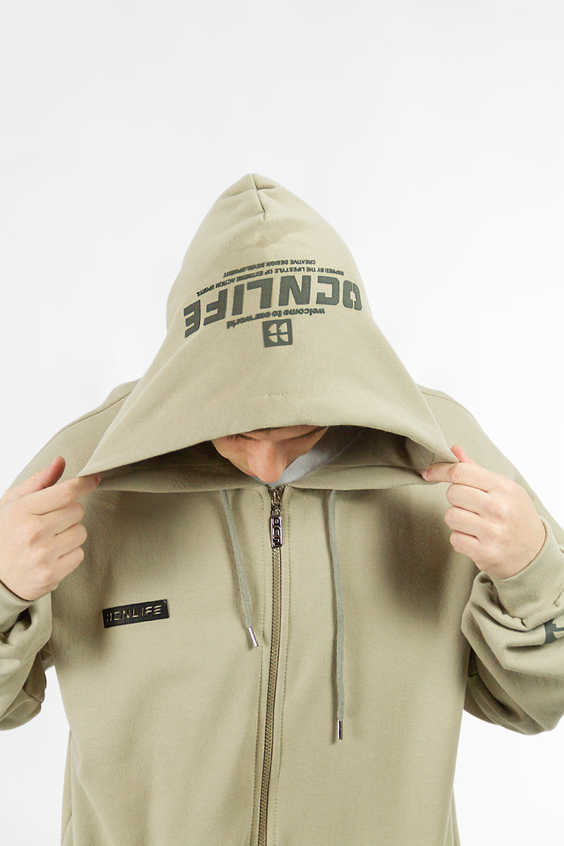 Campera Ocn H Travis Cemento 601J2