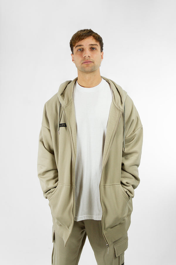 Campera Ocn H Travis Cemento 601J2