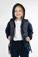 Campera Ocn Kids College Azul Marino