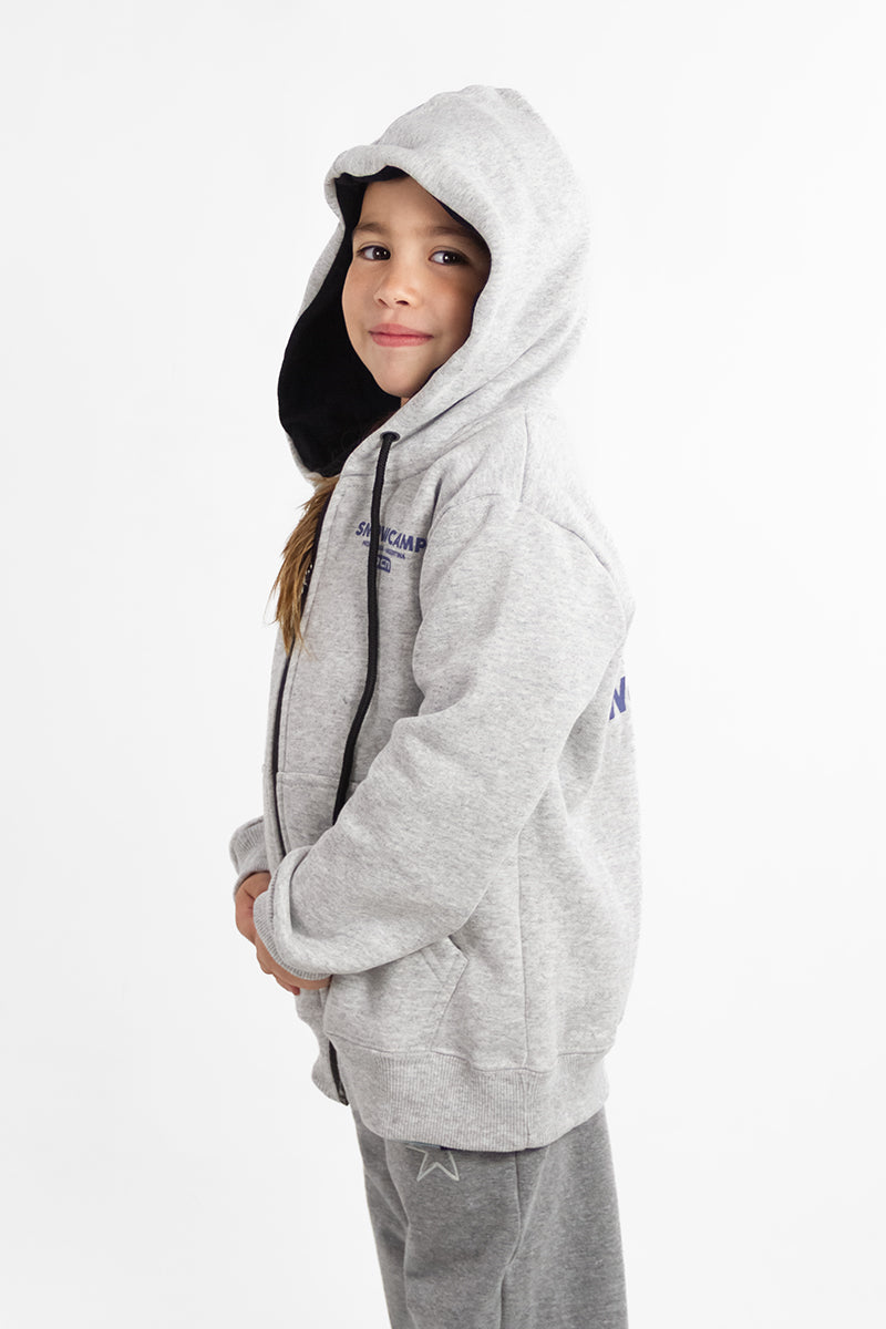 Campera Ocn Kids Original Melange Claro 326 Gris