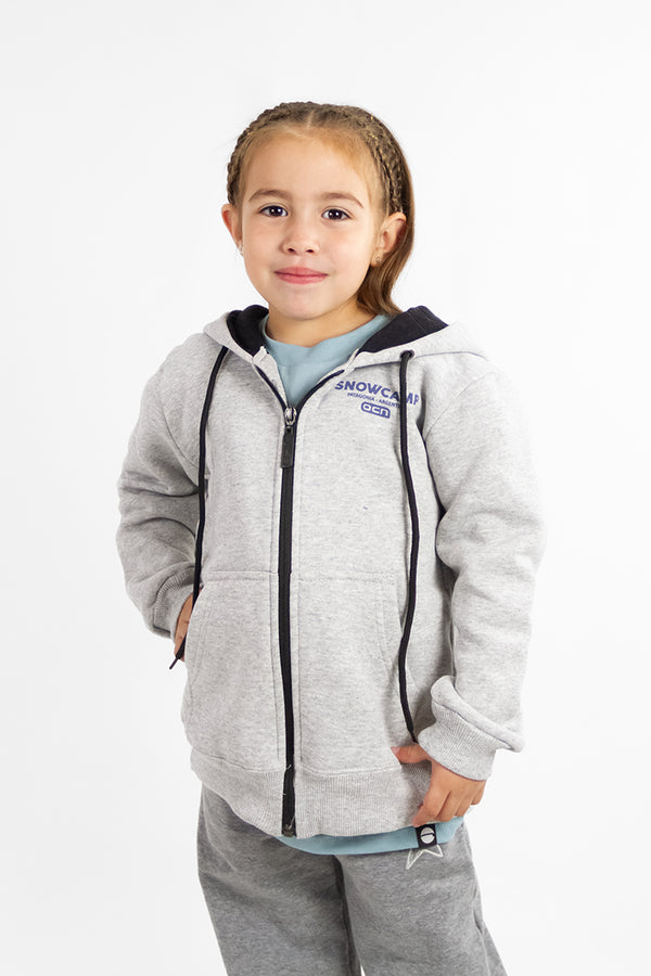 Campera Ocn Kids Original Melange Claro 326 Gris