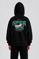 Campera Ocn Kids Graphic Negro