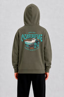 Campera Ocn Kids Graphic Verde