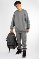 Buzo Ocn H College Gris Melange Medio