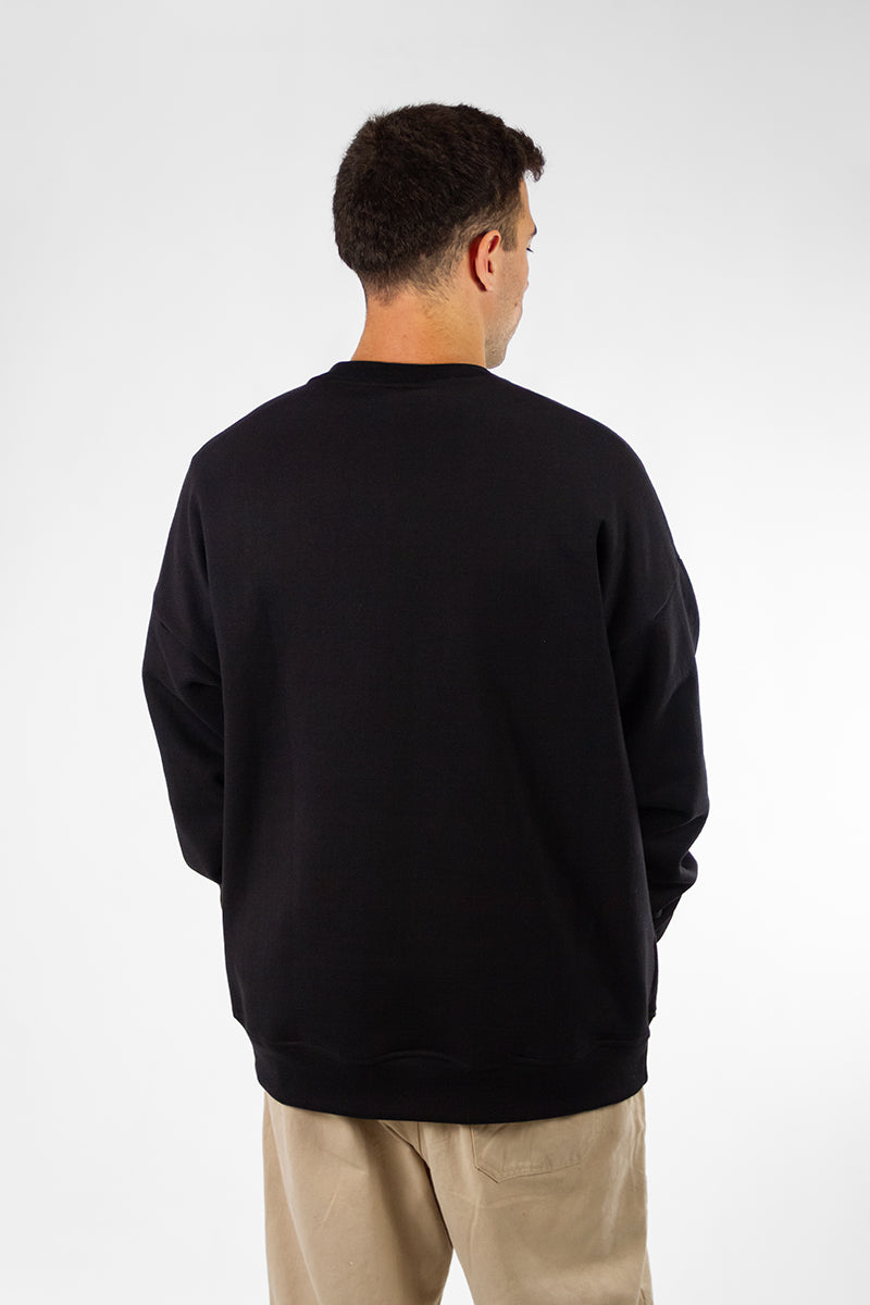 Buzo Ocn Oversize U Varsity 601 P2 Negro