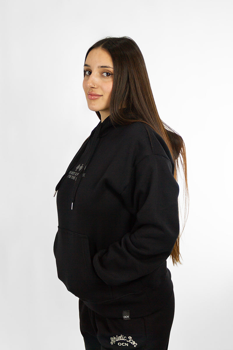 Buzo Ocn Mujer Canguro Toji Negro 601