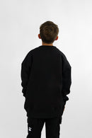 Buzo Ocn Kids Oversize Varsity  Negro V2