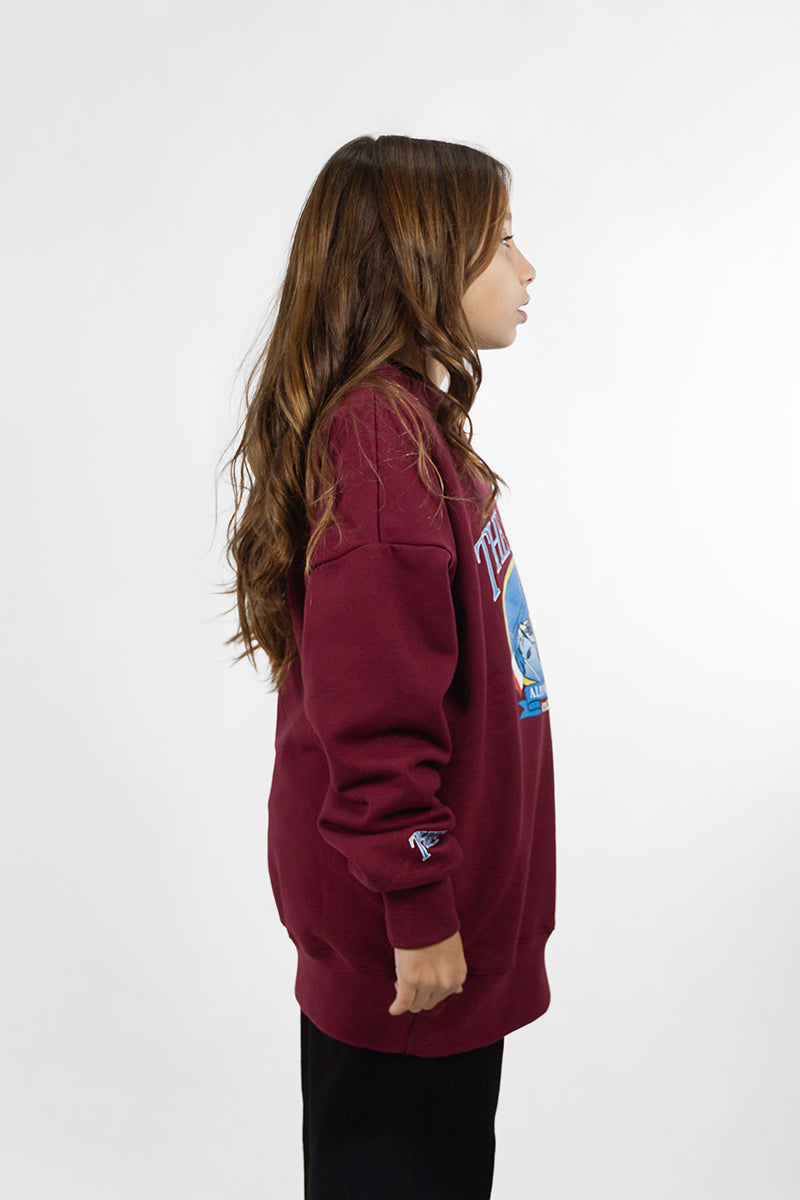 Buzo Ocn Kids Varsity Granate 640W9