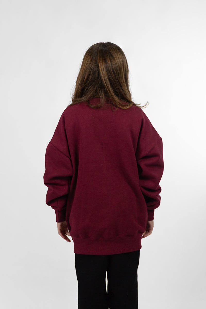 Buzo Ocn Kids Varsity Granate 640W9