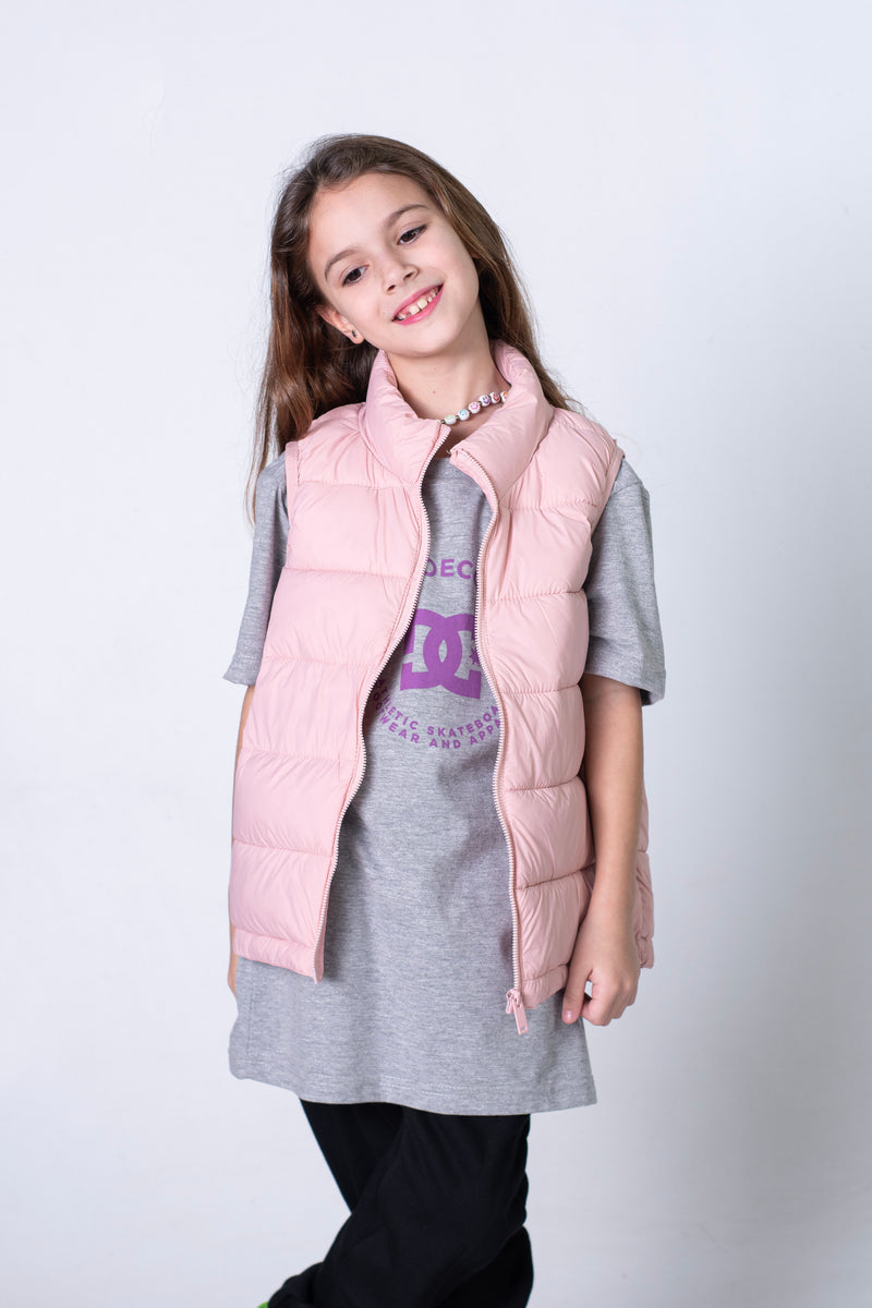 Chaleco Ocn Puffer N Snow Rosa KIDS