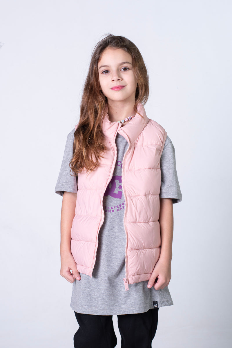 Chaleco Ocn Puffer N Snow Rosa KIDS