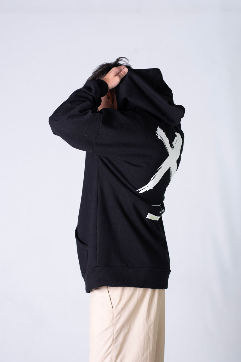 Buzo Ocn Canguro Original Oversize Negro