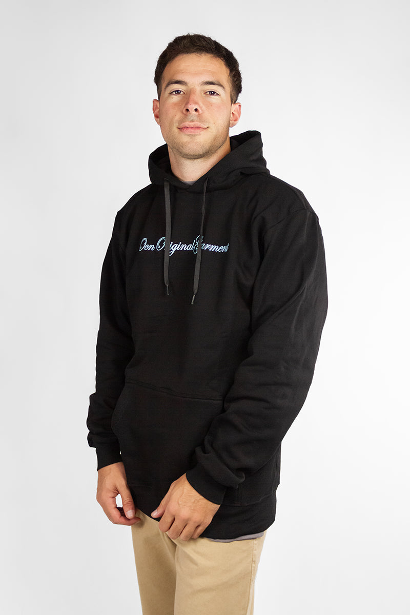 Buzo Ocn Hombre Canguro Original Negro 601E7