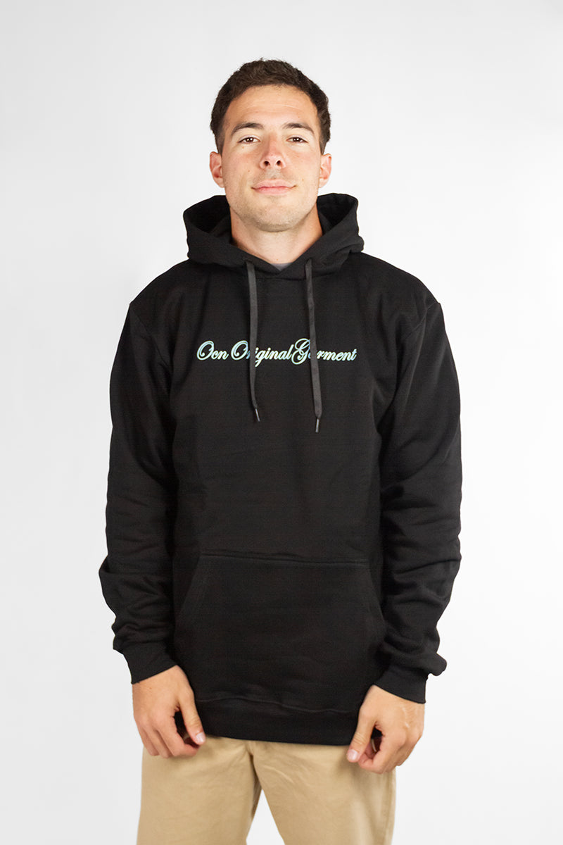 Buzo Ocn Hombre Canguro Original Negro 601E7