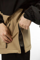 Anorak Ocn Castor Negro Camel