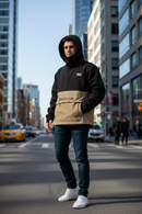 Anorak Ocn Castor Negro/Camel