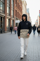 Anorak Ocn Castor Negro Camel
