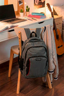 Mochila Ocn Flex imp Gris Claro