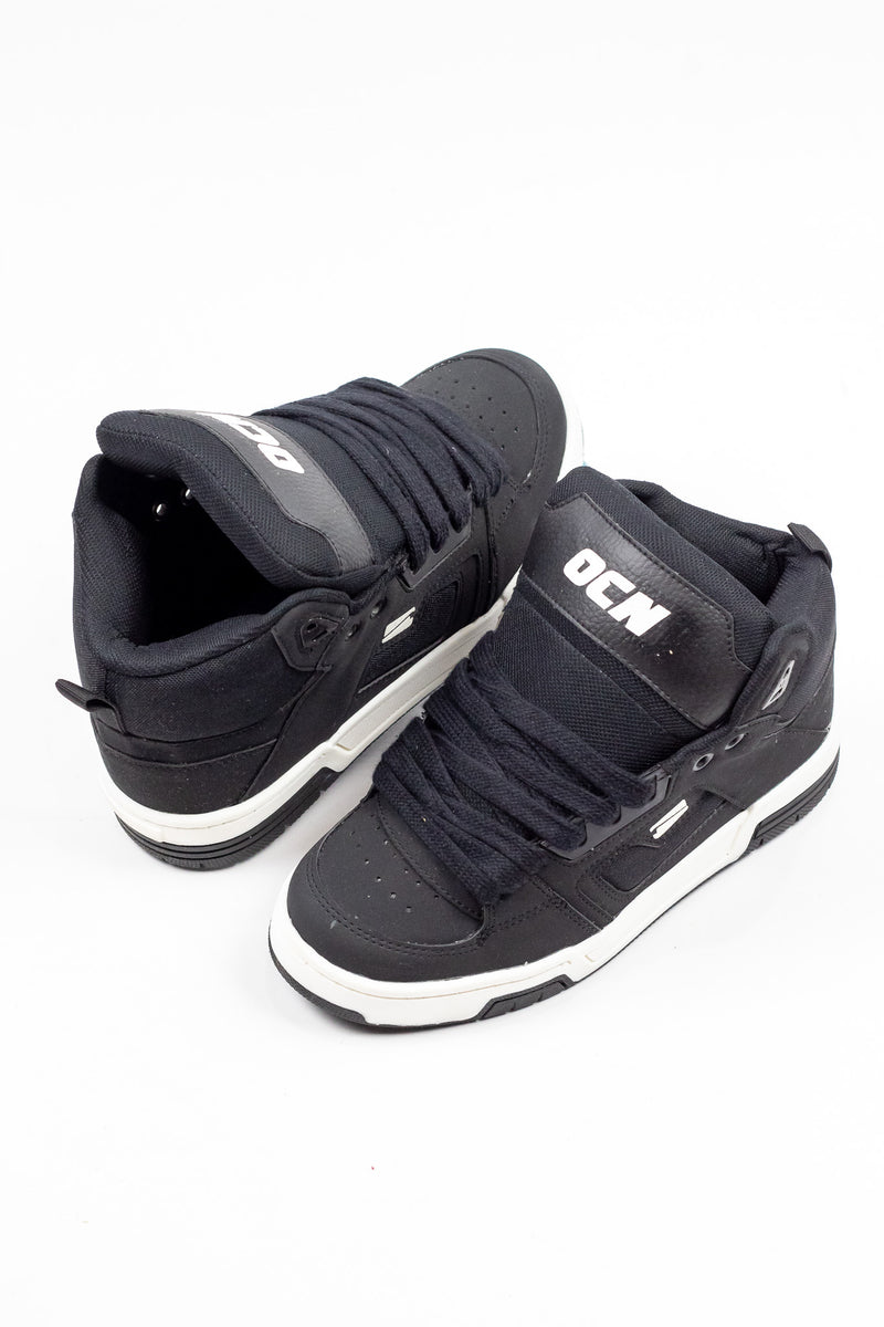 Zapatillas Ocn Kaos Hi Unisex Black White