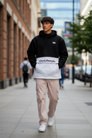 Anorak Ocn Castor Importado Negro/Blanco