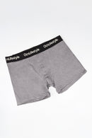 Boxer Ocn Hombre Lycra Gris 503