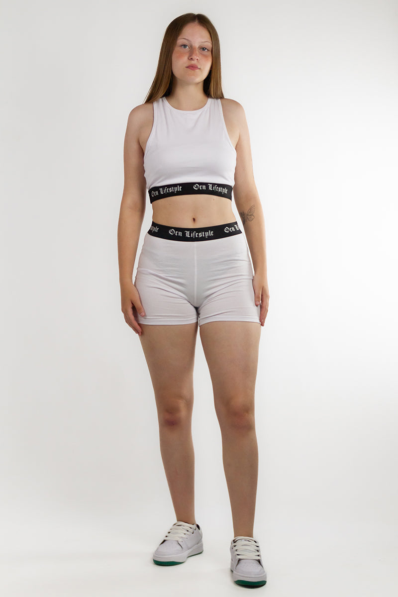 Boxer Mujer Ocn Logo Tape Blanco