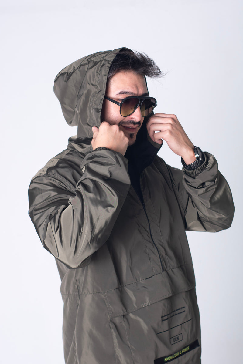 Anorak Ocn Unisex Rainier Militar Q9