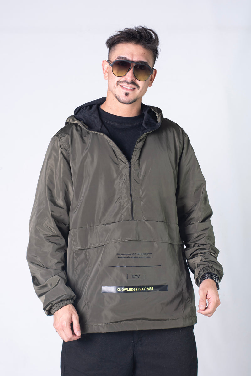 Anorak Ocn Unisex Rainier Militar Q9