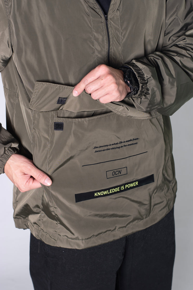 Anorak Ocn Unisex Rainier Militar Q9