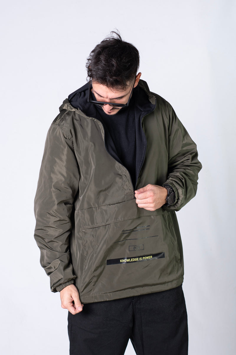 Anorak Ocn Unisex Rainier Militar Q9