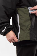 Anorak Ocn H Rompeviento Manchester Negro / Militar 655