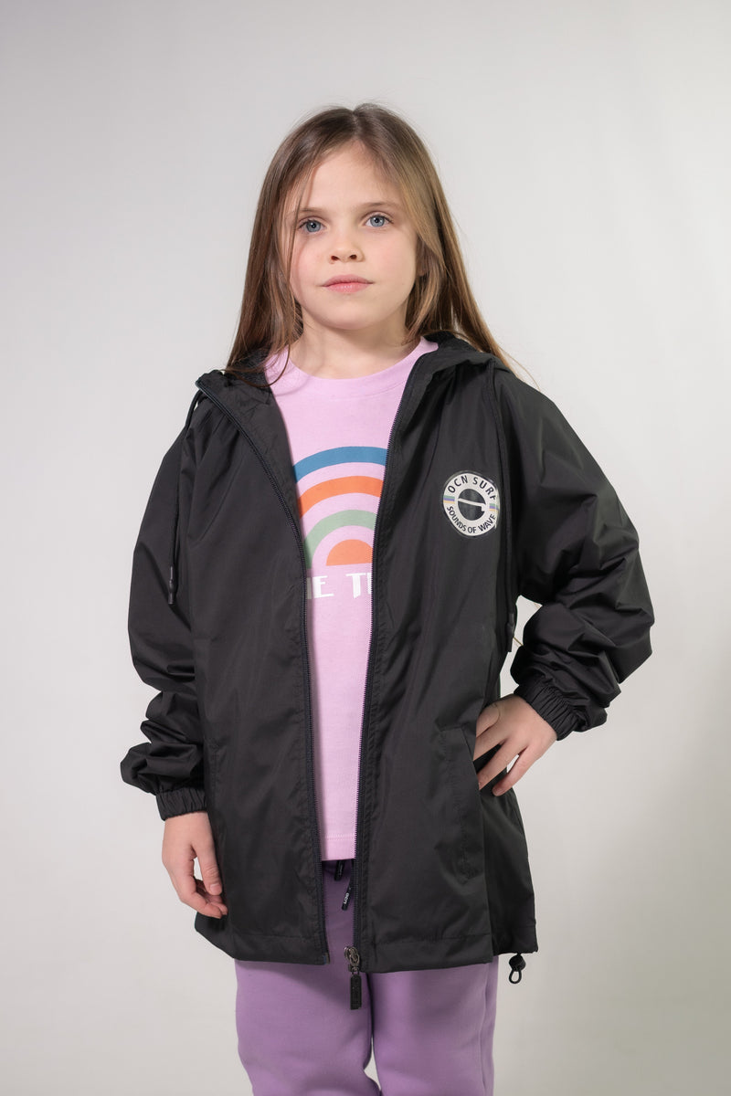 Piloto Ocn Kids Trackjacket Rawen Negro V7