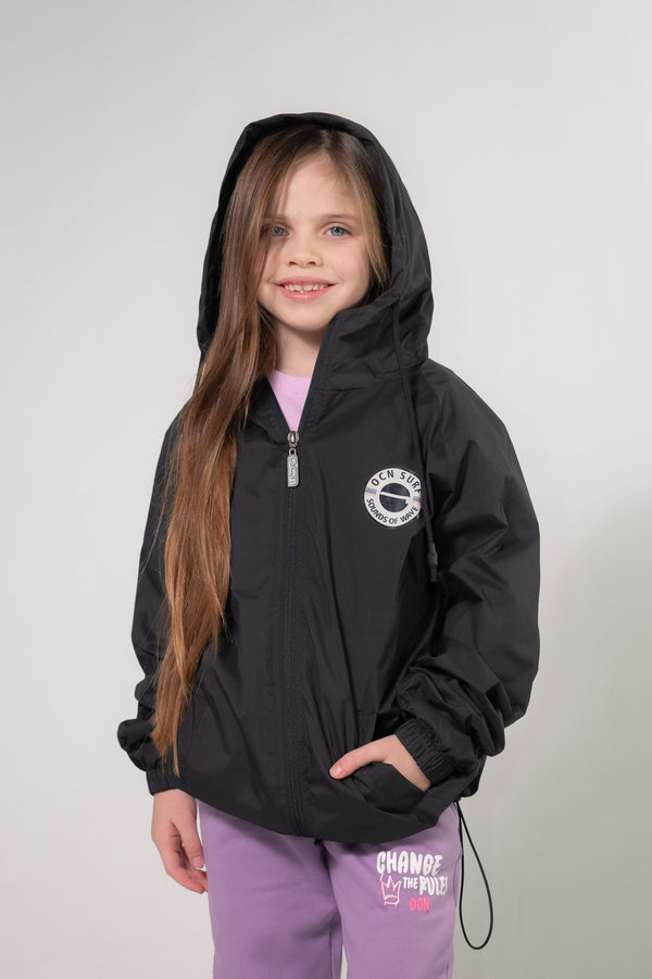 Piloto Ocn Kids Trackjacket Rawen Negro V7