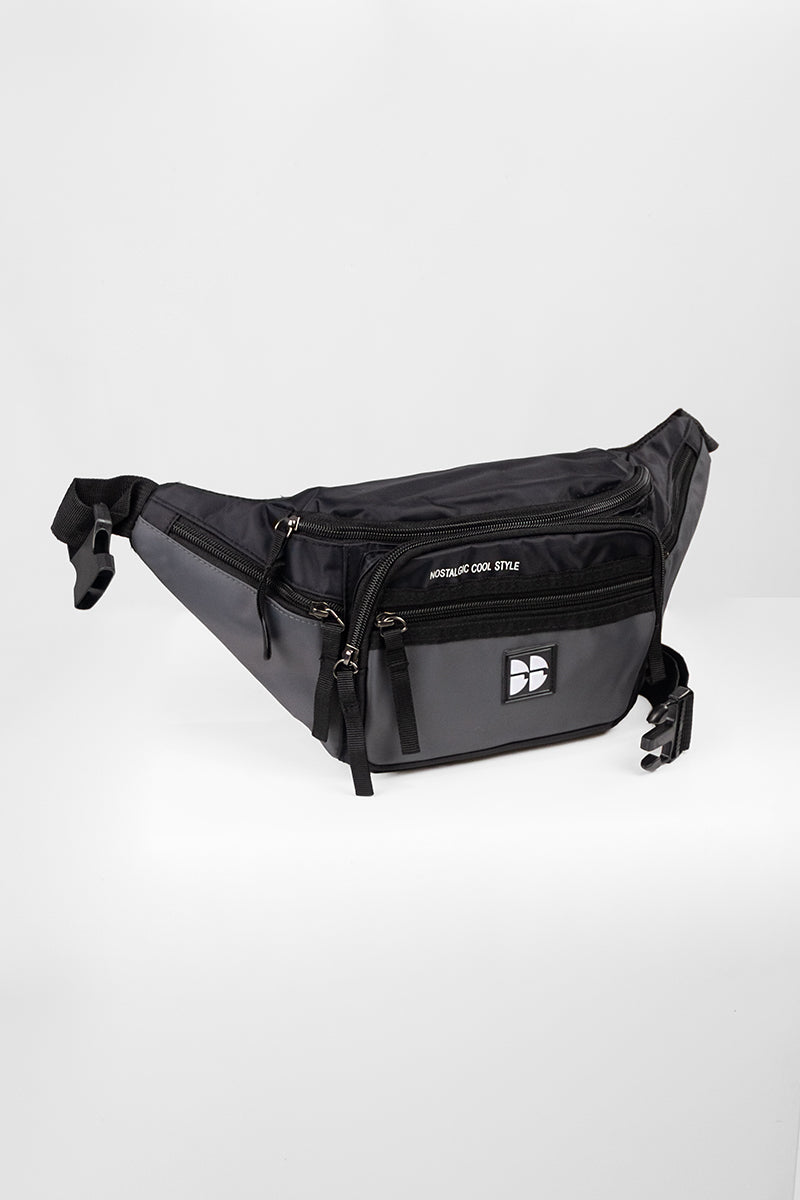 Riñonera Ocn Bora Imp Negro/Gris 703