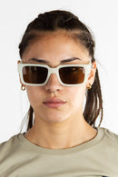 Anteojos Ombak Namibia Beige Cristal Mate Marron Polarizado