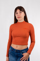Remera Manga Larga Ocn Linr Ladrillo (Producto Outlet)